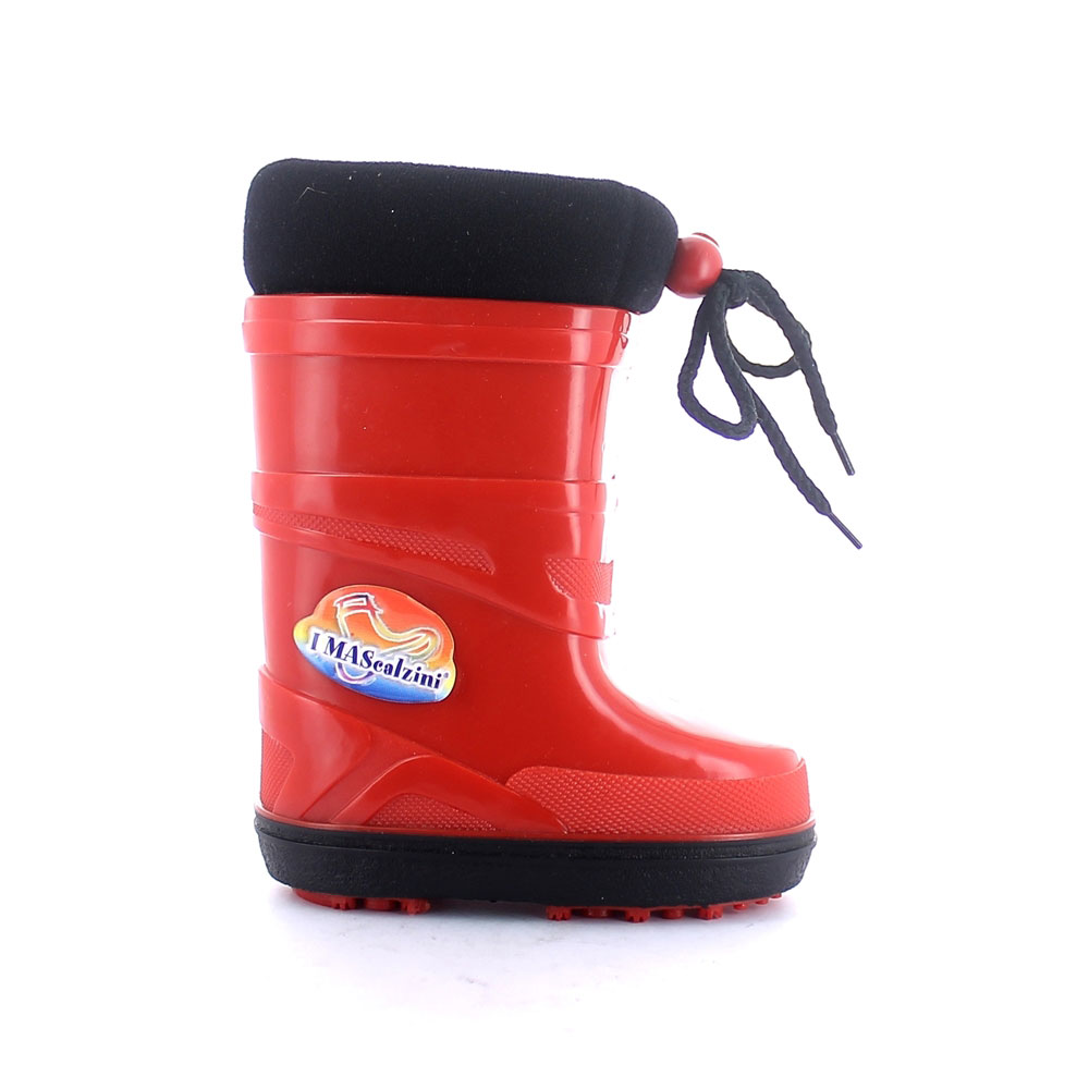 Two-colour pvc snow boot with brigh finish and with non extractable ...