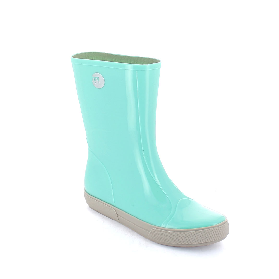 Two-Colour Bright pvc Sneaker low boot with pad printing on the boot leg