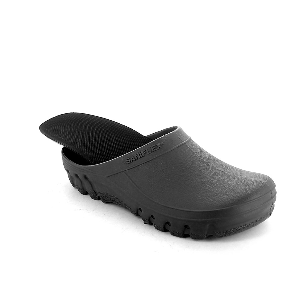 Solid colour pvc Garden clog with extractable insole