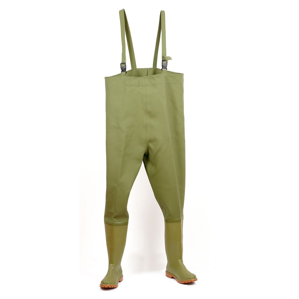 Two-colour fishing waders boot. With Lug outsole