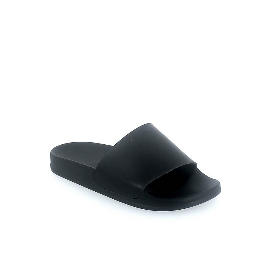 Open toe band mule. Vamp made of synthetic leather, customizabe. Polyurethane outsole. Open toe band mule. Vamp made of synthetic leather, customizabe. Polyurethane outsole.