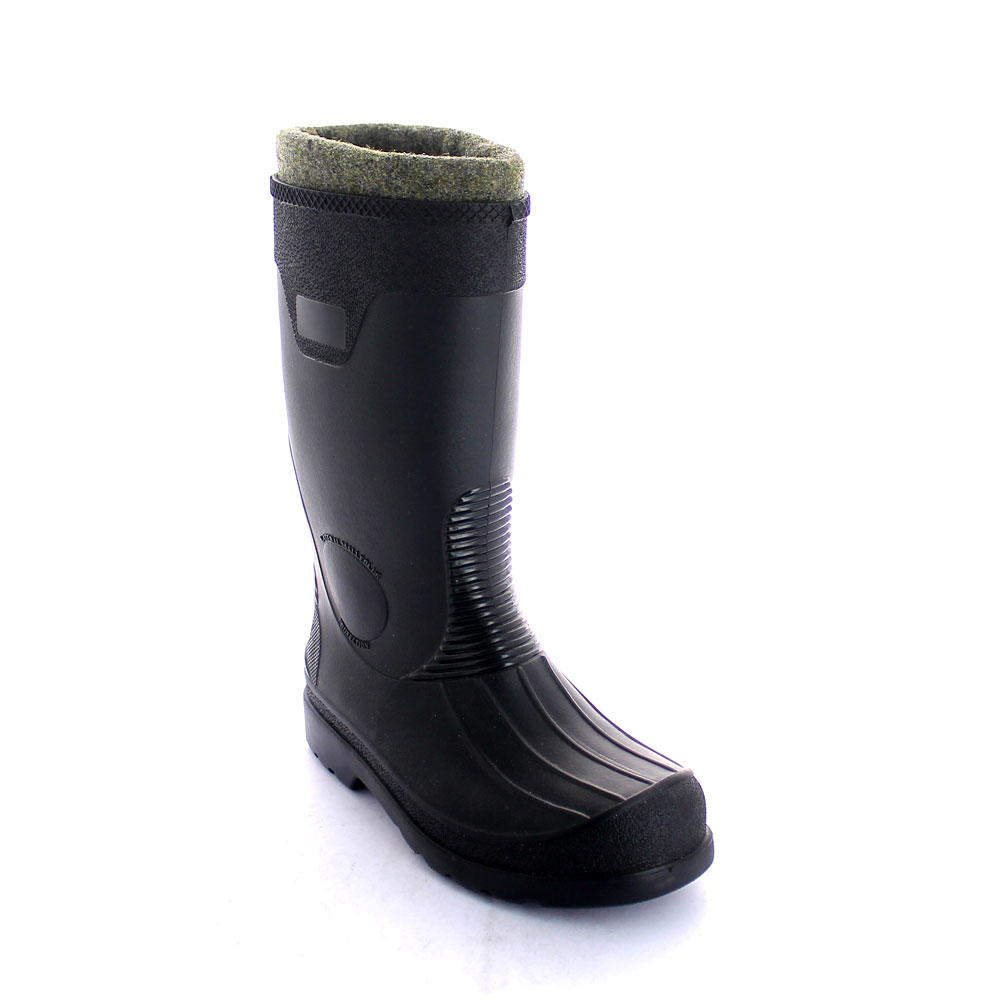 Pvc knee Boot , equipped with a very warm extractable insock with termic effect