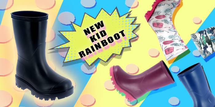 New kid rainboot